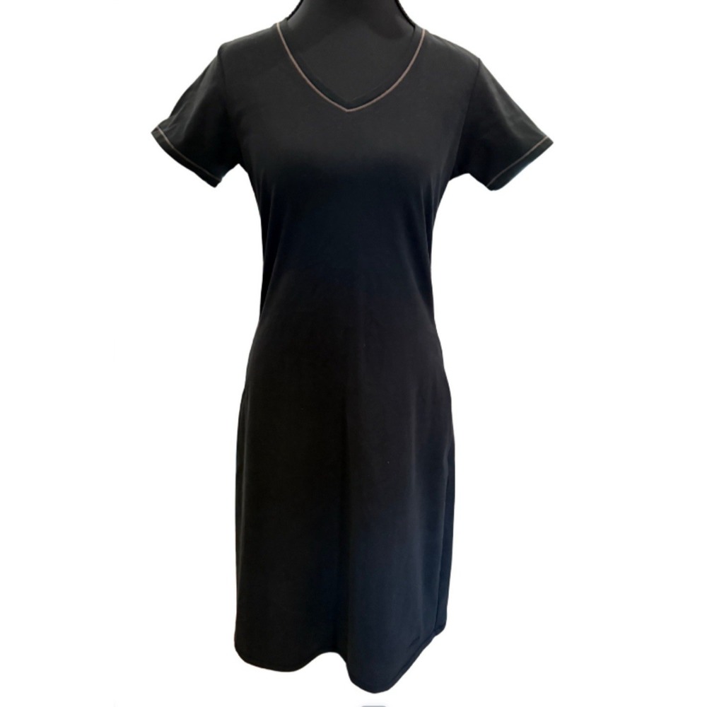 Patagonia Black Shift Dress Sz S Organic Cotton Granola Girl Outdoor Packable